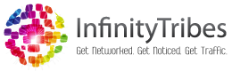 InfinityTribes Logo:  Get Networked. Get Noticed. Get Traffic.